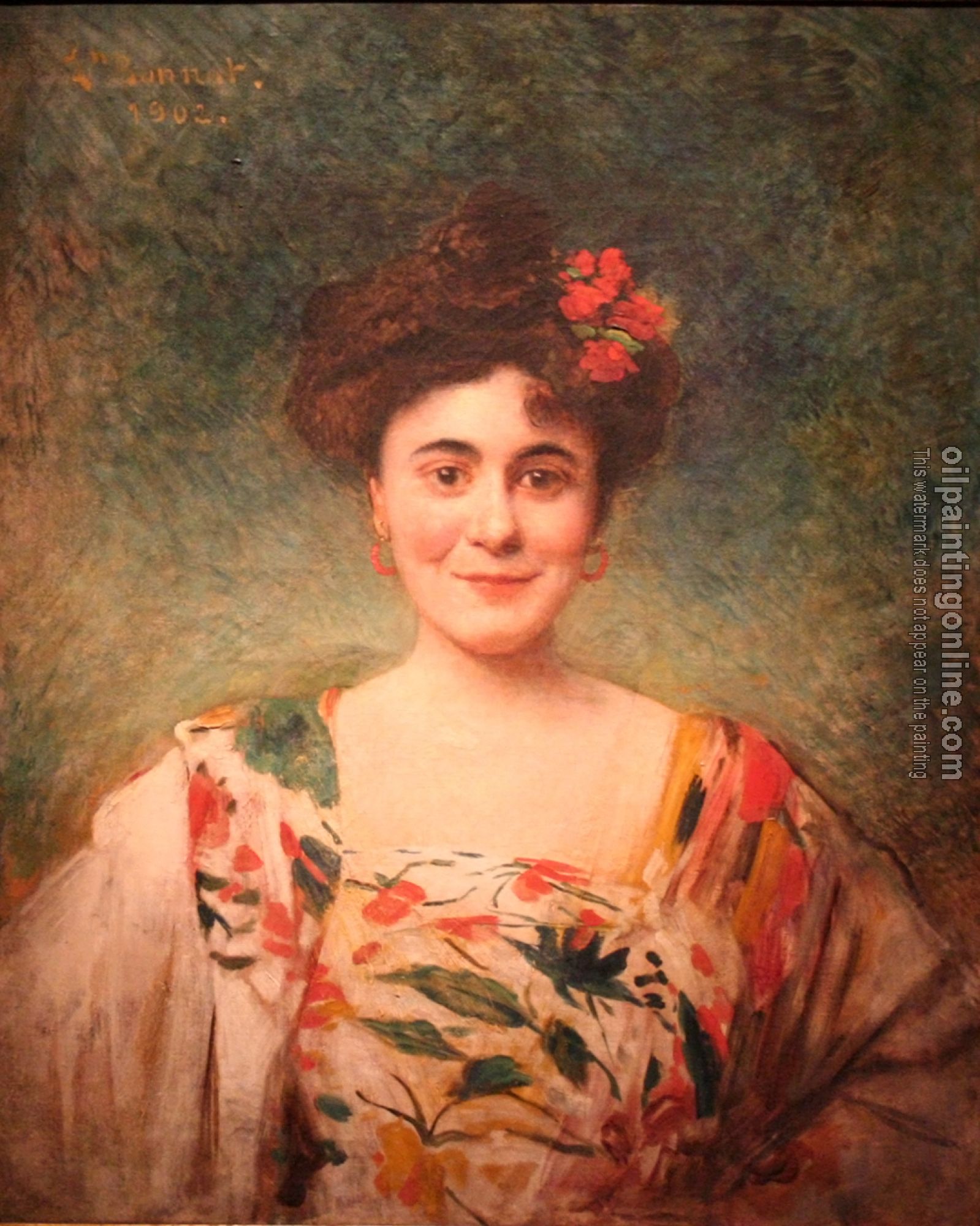 Bonnat, Leon - Portrait de madame Dotezac